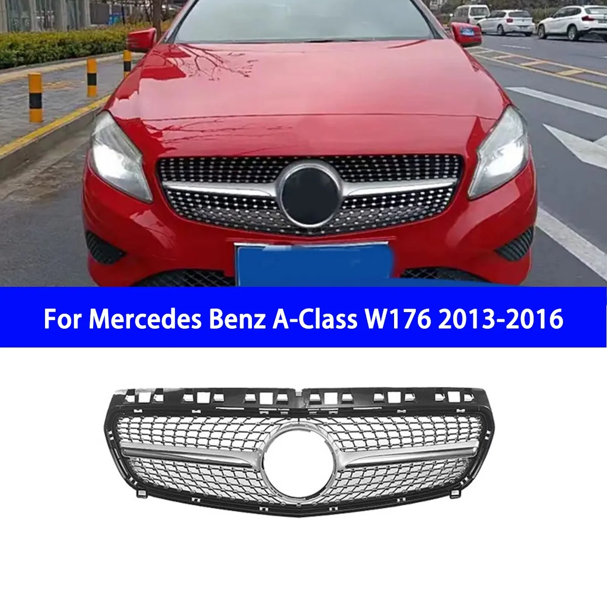 Suitable for Replacing The Original Car of Mercedes Benz A-Class W176 2013-2016 Starry Sky Grille
Suitable for Replacing The Original Car of Mercedes Benz A-Class W176 2013-2016 Starry Sky Grille