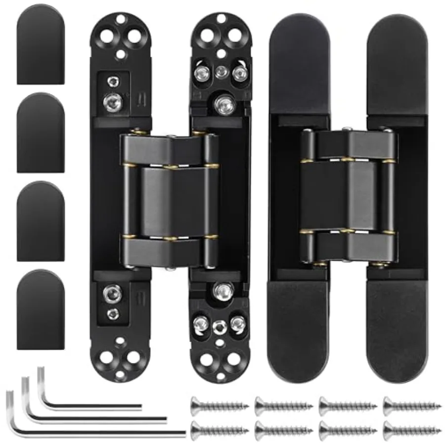 2Kits ch Staless Steel Hidden Door Hges -visible Hges for Doors, 80 Degree Swg Concealed Door Hges, 3 Way Adjustable for Heavy
2Kits ch Staless Steel Hidden Door Hges -visible Hges for Doors, 80 Degree Swg Concealed Door Hges, 3 Way Adjustable for Heavy