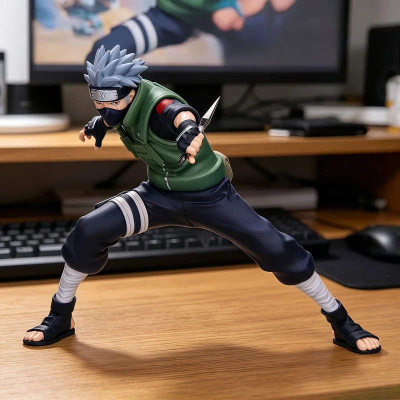 Su Tang Ninja Stars Kakashi Anime Action Figure Desktop Decoration Classic Collectible Gift Series Ornaments Approximately 13cm
Su Tang Ninja Stars Kakashi Anime Action Figure Desktop Decoration Classic Collectible Gift Series Ornaments Approximately 13cm