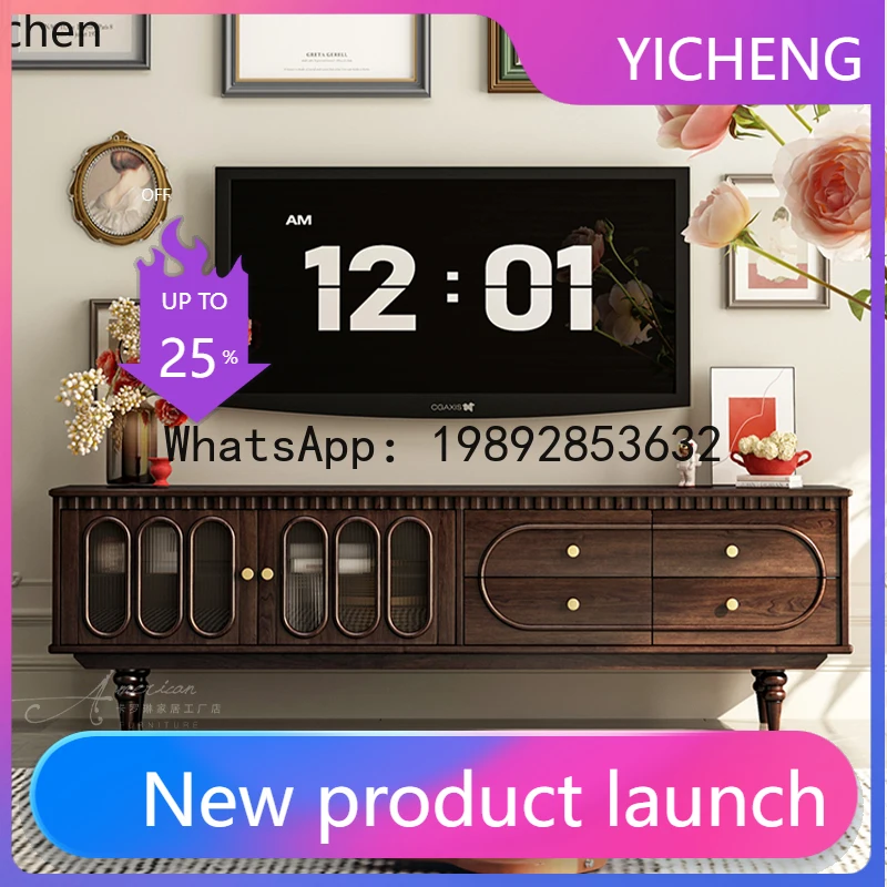 A1 light luxury retro pure solid wood coffee table TV cabinet combination simple locker living room full set of furniture
A1 light luxury retro pure solid wood coffee table TV cabinet combination simple locker living room full set of furniture