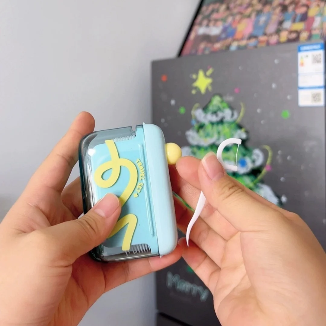 229---Portable Mini Dental Floss Dispenser Auto-Pop-Up – Ultra-Thin Floss Picks Storage Case, For Home & On-the-Go
229---Portable Mini Dental Floss Dispenser Auto-Pop-Up – Ultra-Thin Floss Picks Storage Case, For Home & On-the-Go