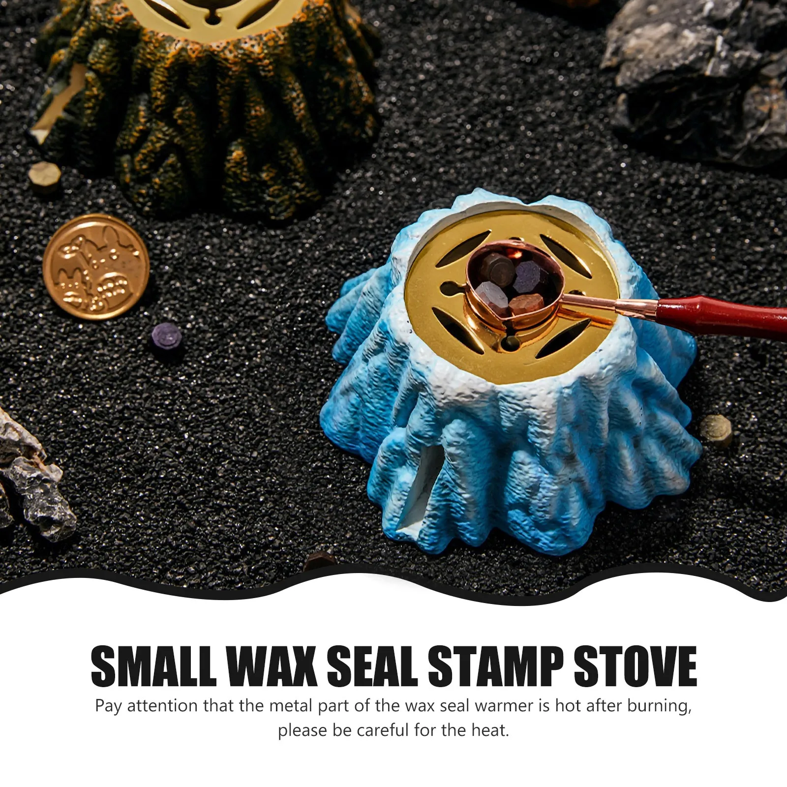 Volcano Shape Small Wax Seal Furnace Resin Metal Compact Lightweight Transfer Wax Melting Stove for Seal Stamp DIY
Volcano Shape Small Wax Seal Furnace Resin Metal Compact Lightweight Transfer Wax Melting Stove for Seal Stamp DIY