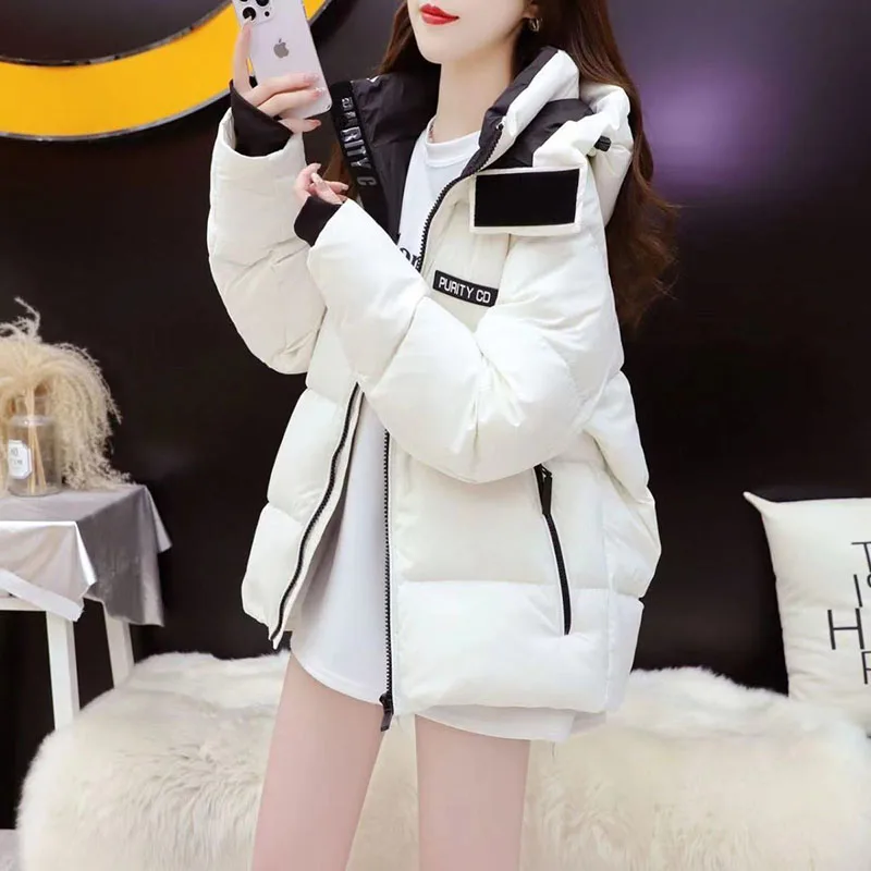 2025 Winter New Jacket Fashion Unisex Couple Down Cotton Coat Long Sleeve Loose Streetwear Hooded Puffer Parkas Casual Outwear
2025 Winter New Jacket Fashion Unisex Couple Down Cotton Coat Long Sleeve Loose Streetwear Hooded Puffer Parkas Casual Outwear