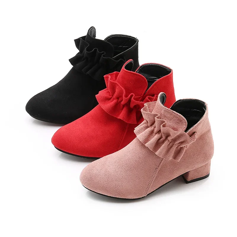 Winter Children Princess Suede Ankle Boots Kids Small Heel Zipper Cotton Boots Girls Warm Non-Slip Snow Boot Outdoor Casual Boot
Winter Children Princess Suede Ankle Boots Kids Small Heel Zipper Cotton Boots Girls Warm Non-Slip Snow Boot Outdoor Casual Boot