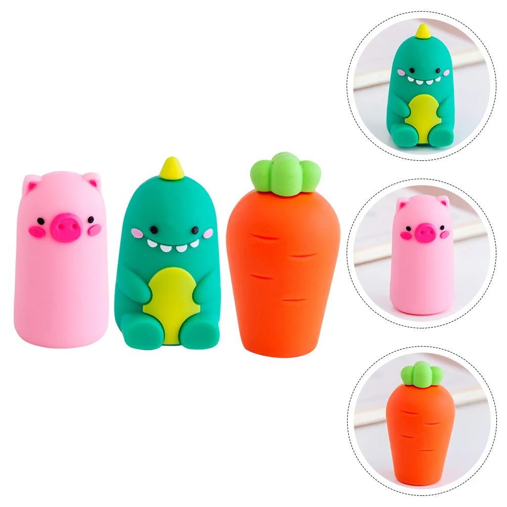 3 Pcs Pencil Sharpener Set Lovely Mini Handheld Backpack Silica Gel Portable Kids Efficient
3 Pcs Pencil Sharpener Set Lovely Mini Handheld Backpack Silica Gel Portable Kids Efficient