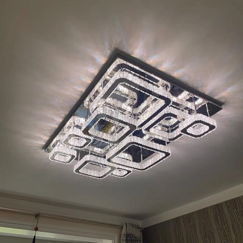 Modern LED Crystal Ceiling Lamp Home Decoration Luxury Crystal Lighting Chandelier Lighting Living Room Bedroom Kitchen Lustre
Modern LED Crystal Ceiling Lamp Home Decoration Luxury Crystal Lighting Chandelier Lighting Living Room Bedroom Kitchen Lustre