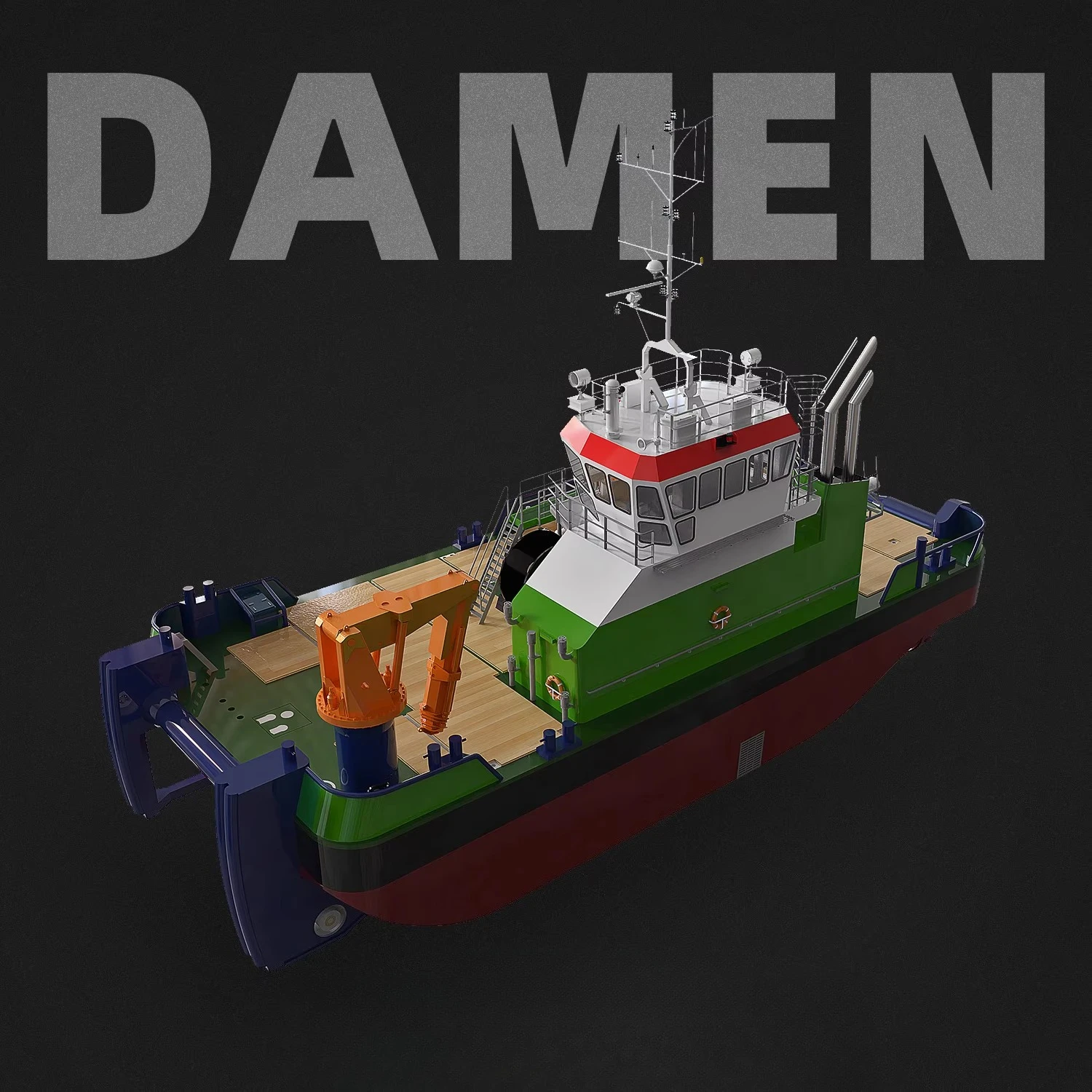 1/48 DAMEN 2712 Верхняя нажимная рабочая лодка 619 мм Деревянная модель лодки с дистанционным управлением DIY Сборочный комплект Высокая имитация инженерной модели корабля
1/48 DAMEN 2712 Верхняя нажимная рабочая лодка 619 мм Деревянная модель лодки с дистанционным управлением DIY Сборочный комплект Высокая имитация инженерной модели корабля