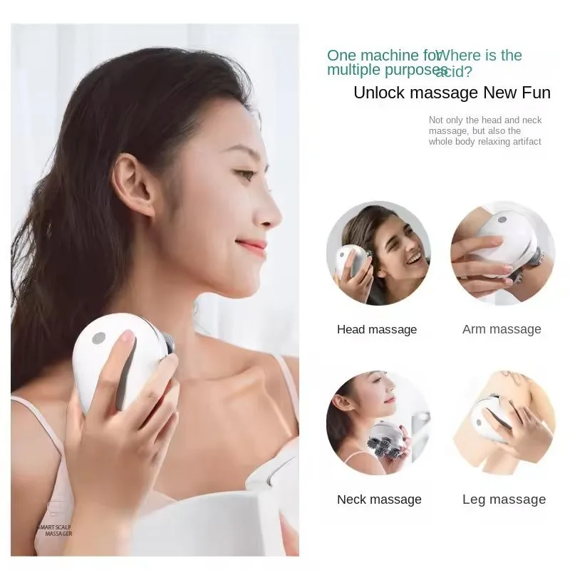 Smart Head Massager Electric Waterproof Massager Red Light Physiotherapy Kneading To Relax Scalp And Relieve Fatigue
Smart Head Massager Electric Waterproof Massager Red Light Physiotherapy Kneading To Relax Scalp And Relieve Fatigue