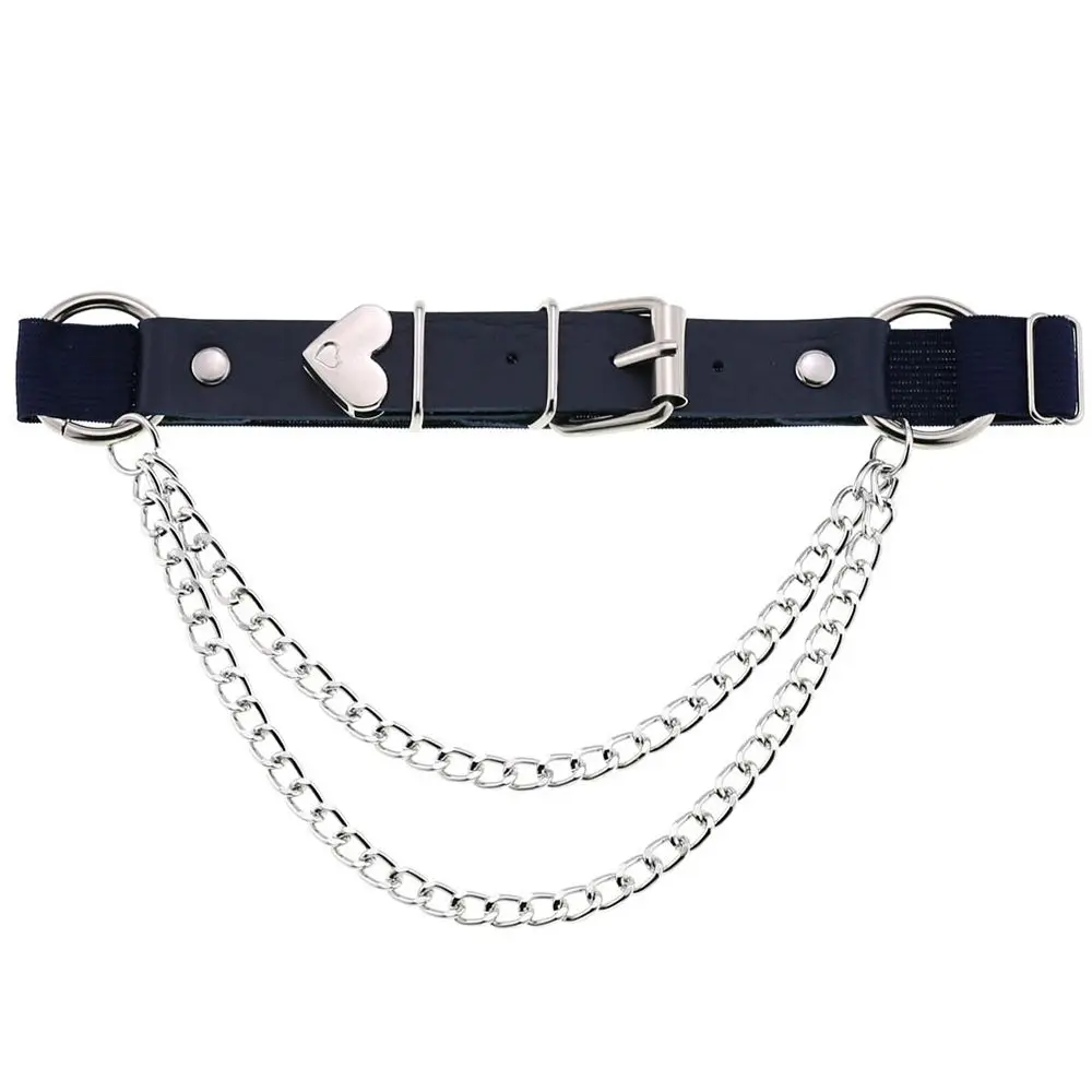 Harajuku Sexy Chain Leg Garter Belt Thigh Ring Punk Fashion Accessories Women Suspenders Heart Garter Belt PU Leather
Harajuku Sexy Chain Leg Garter Belt Thigh Ring Punk Fashion Accessories Women Suspenders Heart Garter Belt PU Leather