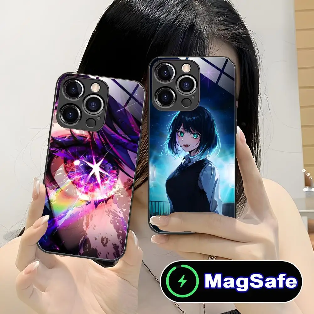 Чехол для телефона с аниме-дизайном Oshinoko AI Hoshino для iPhone 17 16 15 14 13 12 11 Air Pro Max Plus Mini, стеклянный, цветной, с MagSafe, красивый
Чехол для телефона с аниме-дизайном Oshinoko AI Hoshino для iPhone 17 16 15 14 13 12 11 Air Pro Max Plus Mini, стеклянный, цветной, с MagSafe, красивый