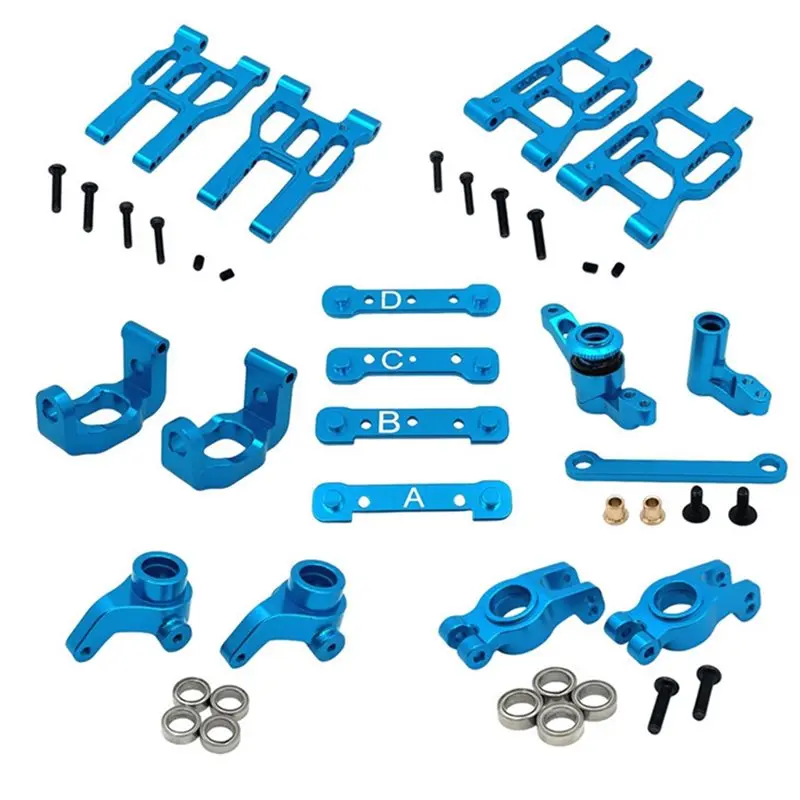 WOWFU-10303 10304 Metal Steering Cup Hub Carrier Steering Assembly Swing Set For 1/10 RC Car Parts Replacement Kit
WOWFU-10303 10304 Metal Steering Cup Hub Carrier Steering Assembly Swing Set For 1/10 RC Car Parts Replacement Kit