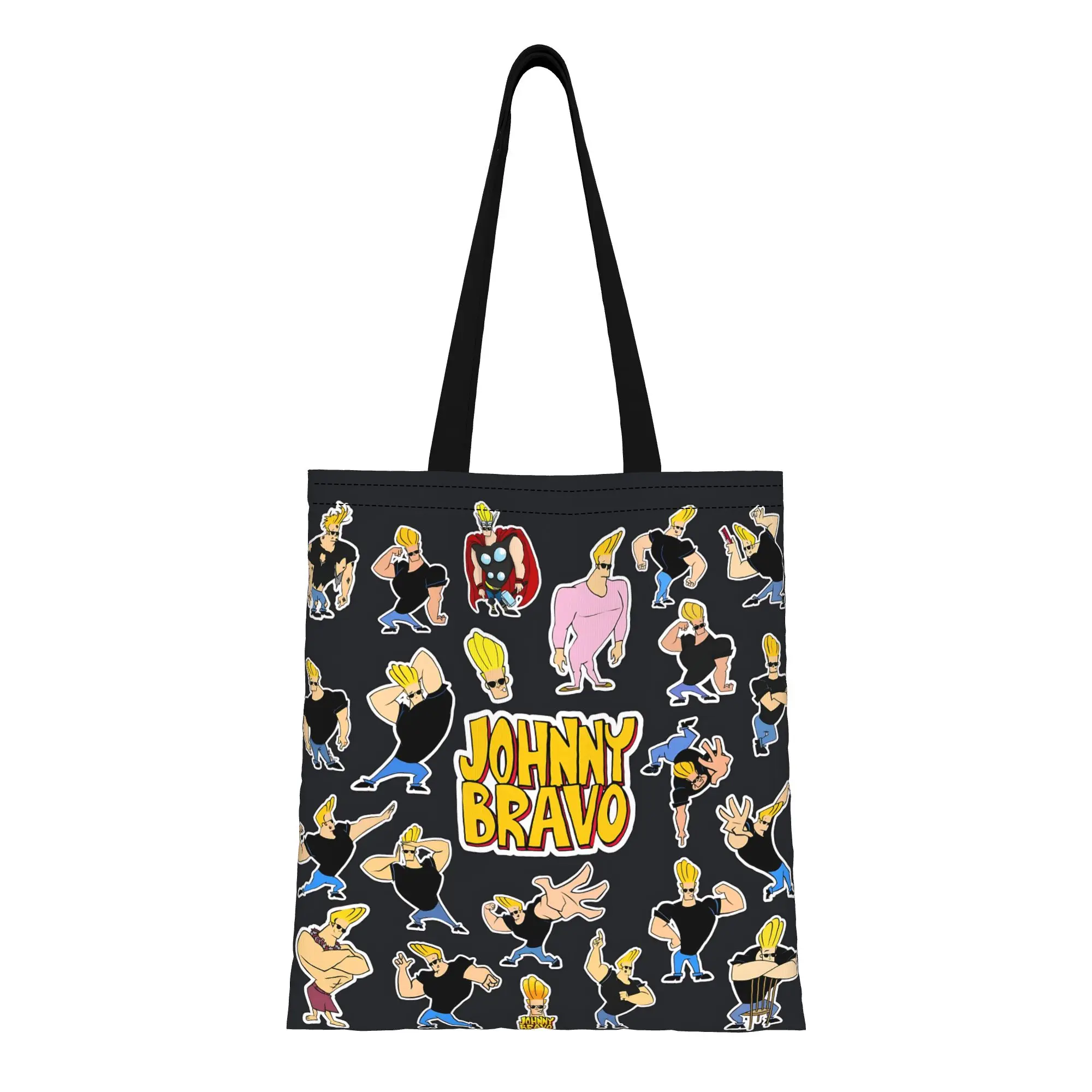 Холщовая сумка-шоппер J-Johnny Bravo, 1 шт., идеально подходит для покупок, продуктов, сумка через плечо
Холщовая сумка-шоппер J-Johnny Bravo, 1 шт., идеально подходит для покупок, продуктов, сумка через плечо