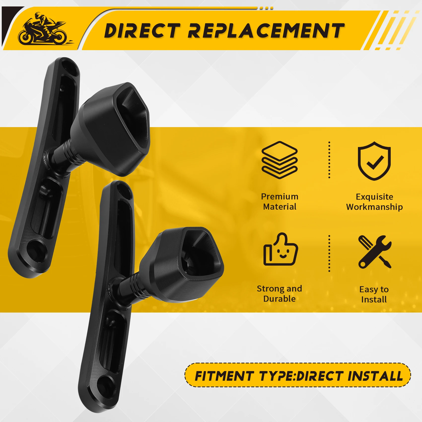 T47C_Motorcycle Accessories for 1390 SUPERDUKE R 2024 1290 SUPER DUKE R 2020-2023 Frame Crash Sliders Protection Pads Black
T47C_Motorcycle Accessories for 1390 SUPERDUKE R 2024 1290 SUPER DUKE R 2020-2023 Frame Crash Sliders Protection Pads Black