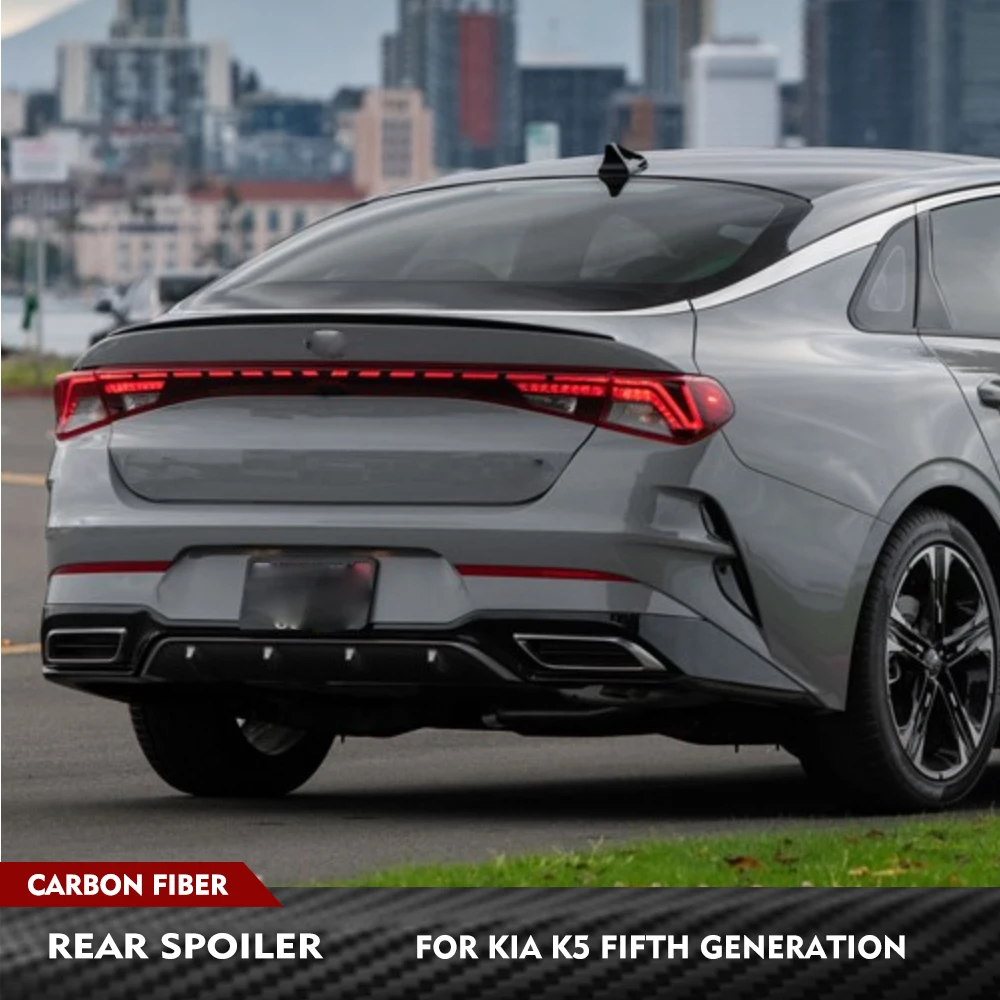 For Kia K5 Fifth Generation 2021-2024 Car Rear Boot Wing Body Kits Highkick Lip Carbon Fiber Car Rear Trunk Racing Spoiler Lip
For Kia K5 Fifth Generation 2021-2024 Car Rear Boot Wing Body Kits Highkick Lip Carbon Fiber Car Rear Trunk Racing Spoiler Lip