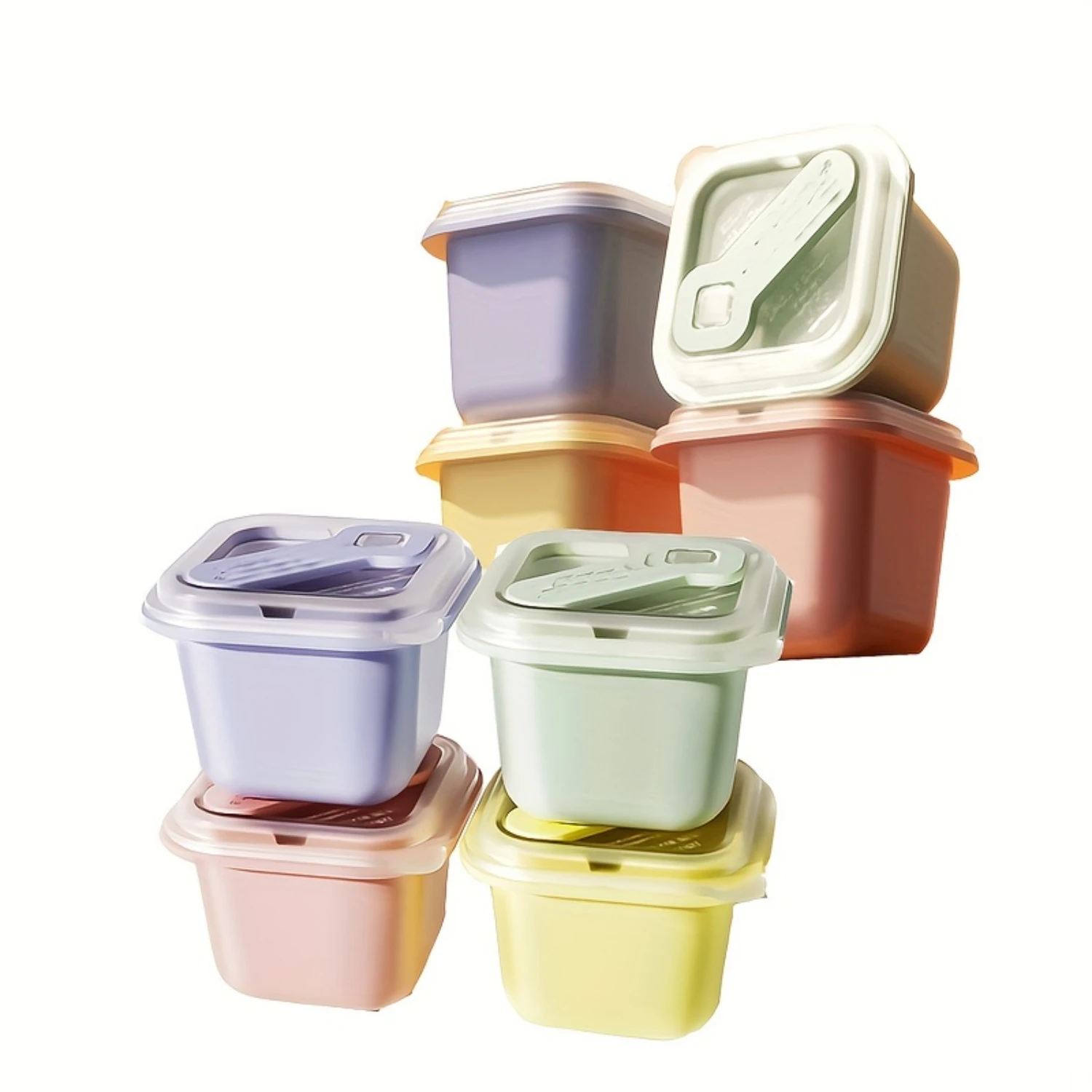 Set of 8 Silicone Ice Cube Molds and Trays, Large Stackable Easy-Release BPA-Free Freezer Cubes, Homemade Popsicle Maker Contai
Set of 8 Silicone Ice Cube Molds and Trays, Large Stackable Easy-Release BPA-Free Freezer Cubes, Homemade Popsicle Maker Contai
