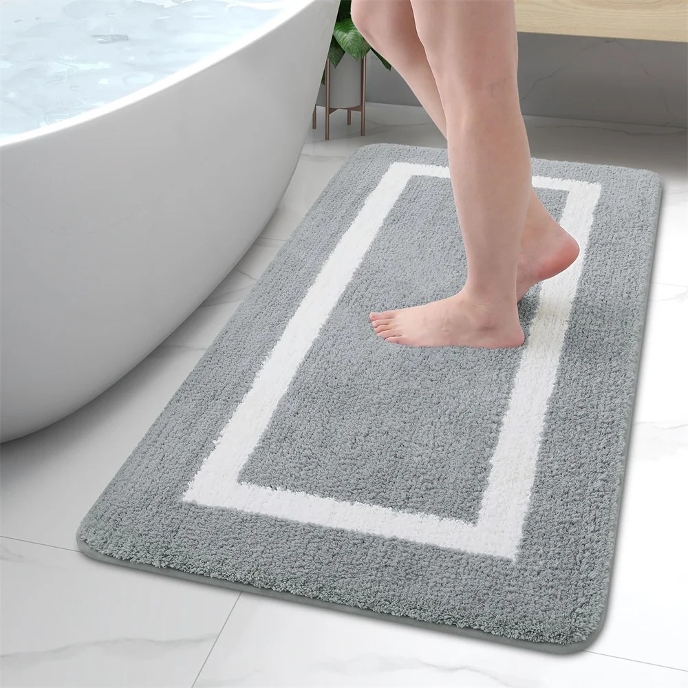 Olanly Thick Microfiber Bathroom Rug Soft Bath Mat Bathroom Machine Washable Non Slip Absorbent Shower Carpet Rug Floor Foot Mat
Olanly Thick Microfiber Bathroom Rug Soft Bath Mat Bathroom Machine Washable Non Slip Absorbent Shower Carpet Rug Floor Foot Mat