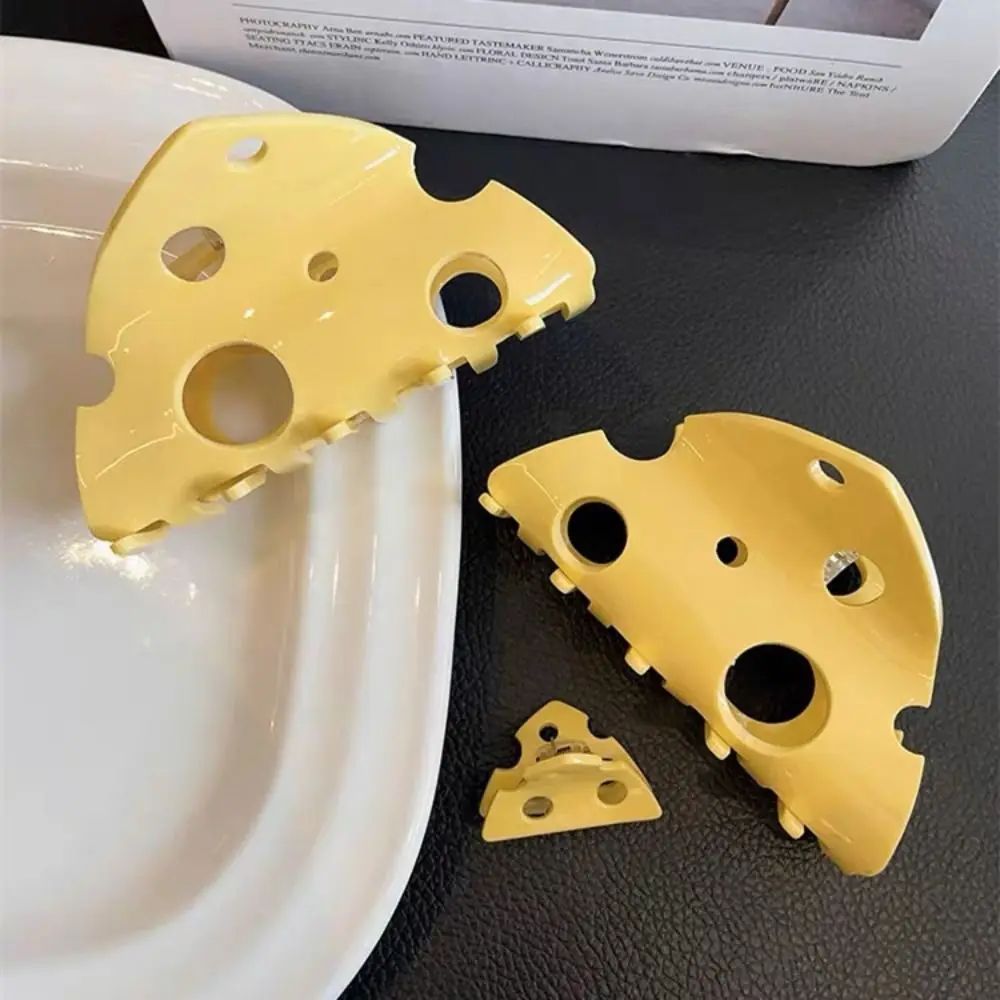Funny Plastic Cheese Grab Clip Triangle Yellow Hollow Hairpins Small Headdress Cheese Hair Claw Women
Funny Plastic Cheese Grab Clip Triangle Yellow Hollow Hairpins Small Headdress Cheese Hair Claw Women