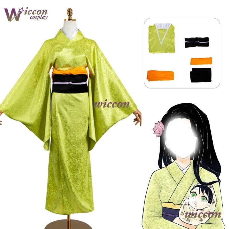 Nino Hashibira Inosuke's Mother Hashibira Kotoha Cosplay Kimono Outfit Women Halloween Roleplay Clothes
Nino Hashibira Inosuke's Mother Hashibira Kotoha Cosplay Kimono Outfit Women Halloween Roleplay Clothes