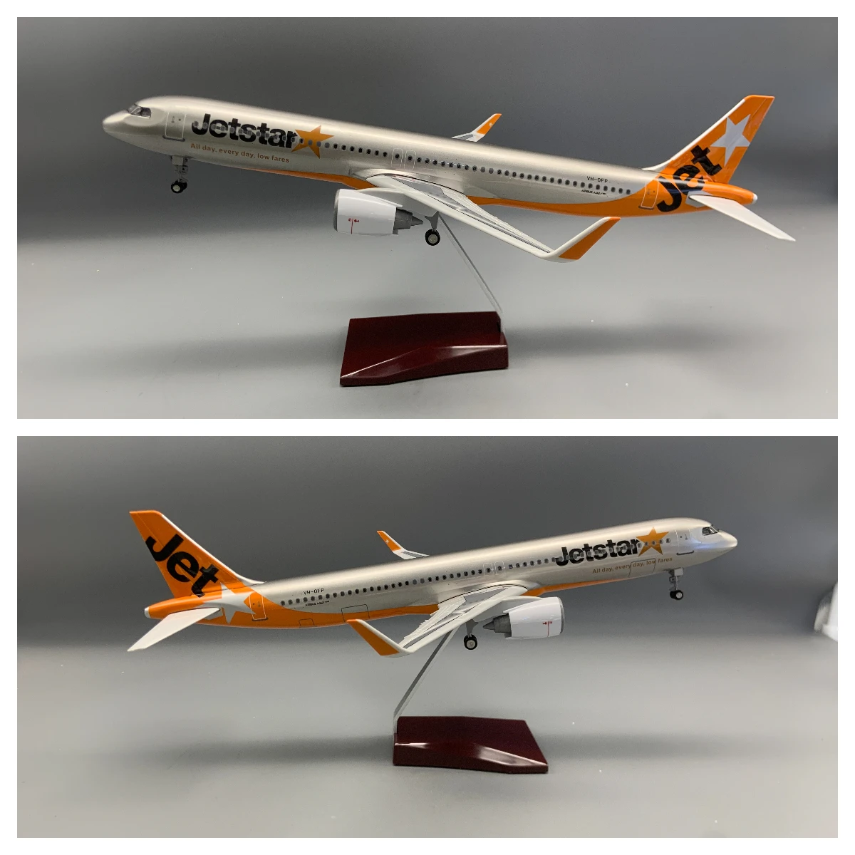 A321 1/100 Scale Die-Cast Plane 321 Jetstar Airways 47cm A321 Plane Model Resin Aircraft Plane Aviation With Landing Gear
A321 1/100 Scale Die-Cast Plane 321 Jetstar Airways 47cm A321 Plane Model Resin Aircraft Plane Aviation With Landing Gear