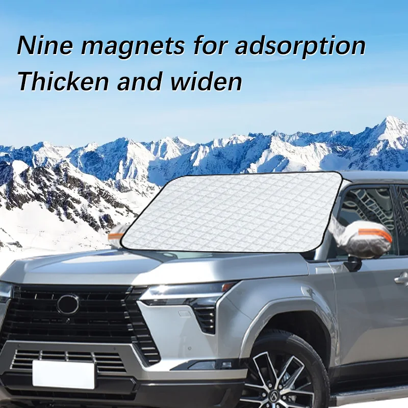 Magnetic Car Windshield Snow Cover Winter Ice-Frost Guard Sun Shade Protector For Lexus GX 2004-2024 Exterior Accessories
Magnetic Car Windshield Snow Cover Winter Ice-Frost Guard Sun Shade Protector For Lexus GX 2004-2024 Exterior Accessories