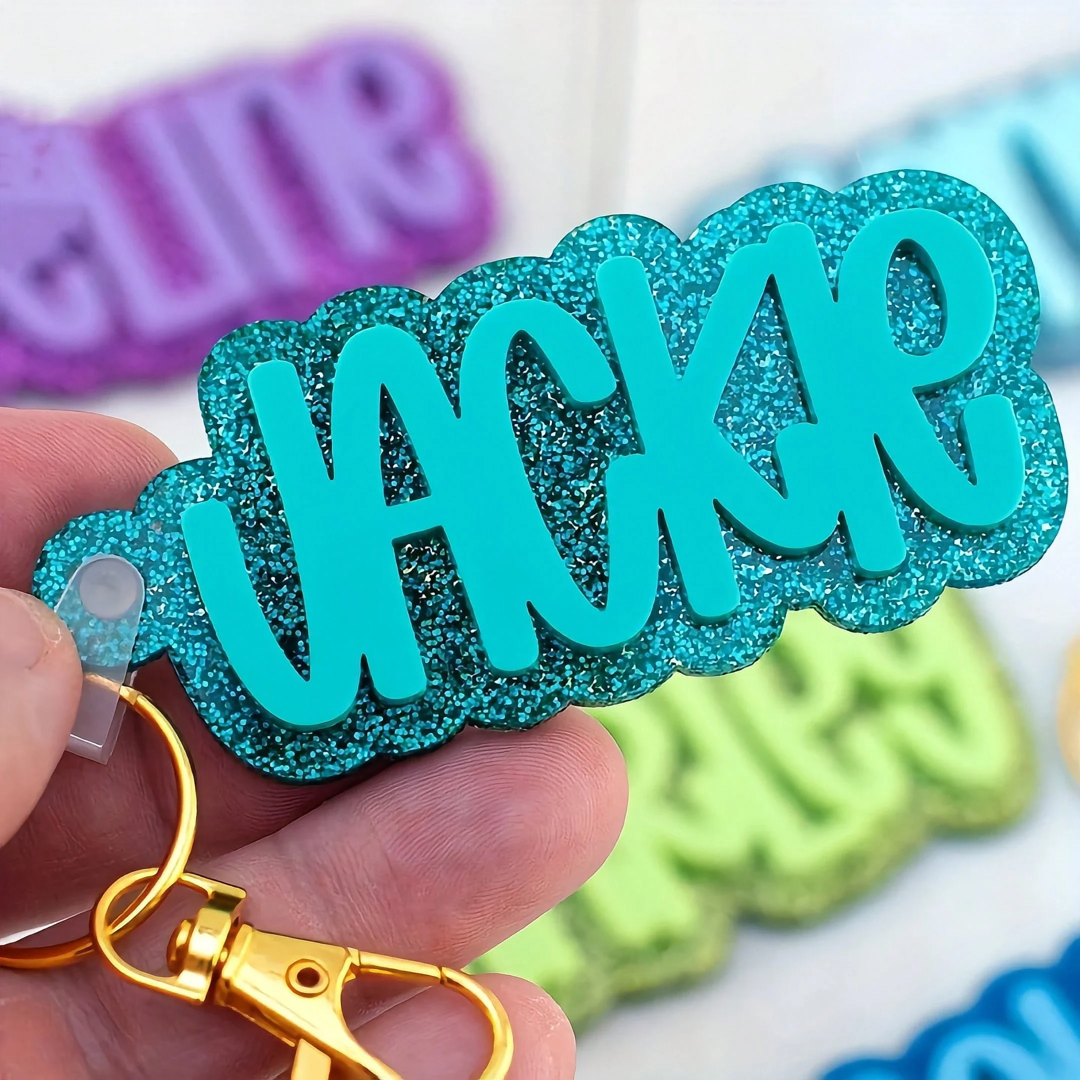 Custom Acrylic Name Keychain Personalized Bag Pendant Gift
Custom Acrylic Name Keychain Personalized Bag Pendant Gift