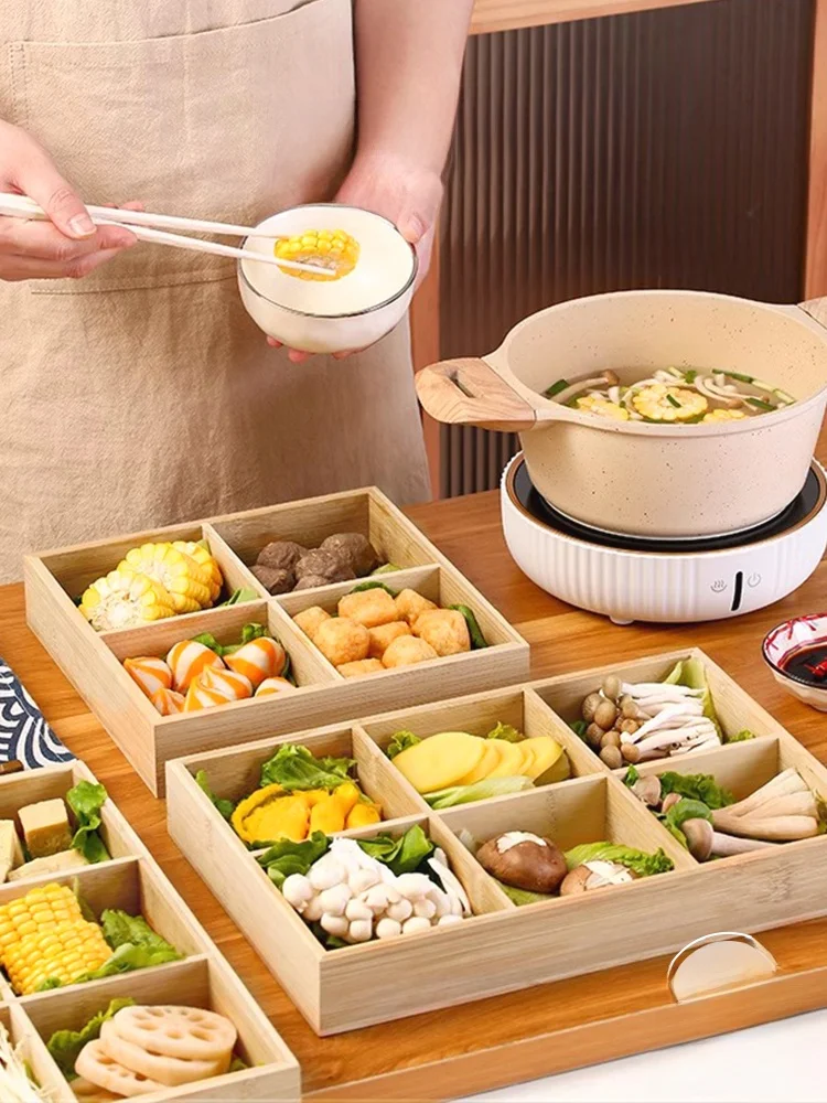 Simple Luxury Bamboo Wood Tray Jiu Gong Ge Snack Plate Tea Time Dry Fruit Basket Dim Light Elegant Home Decor Accessories
Simple Luxury Bamboo Wood Tray Jiu Gong Ge Snack Plate Tea Time Dry Fruit Basket Dim Light Elegant Home Decor Accessories