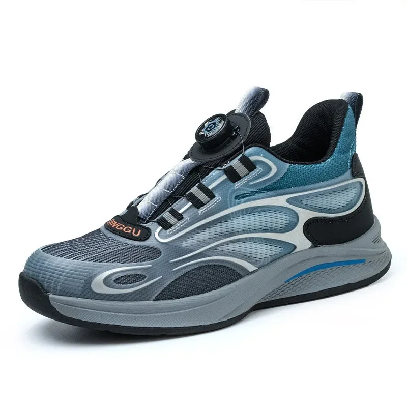 Rotating Button New Safety Shoes Men Anti-smash Anti-puncture Work Shoes Fashion Men Sport Shoes Security Protective Boots Men
Rotating Button New Safety Shoes Men Anti-smash Anti-puncture Work Shoes Fashion Men Sport Shoes Security Protective Boots Men