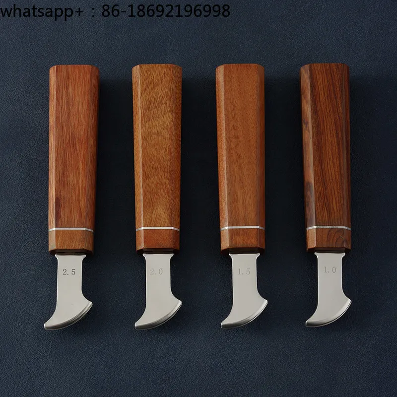 Leather Crimper, Sour Branch Handle Stainless Steel Head Leather Crimping Tool, Vegetable Tanned Edge
Leather Crimper, Sour Branch Handle Stainless Steel Head Leather Crimping Tool, Vegetable Tanned Edge