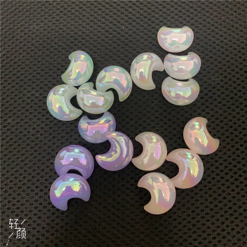 New style 50pcs/lot jelly color print cartoon moon shape acrylic straight holes beads diy jewelry garment pendant accessory
New style 50pcs/lot jelly color print cartoon moon shape acrylic straight holes beads diy jewelry garment pendant accessory