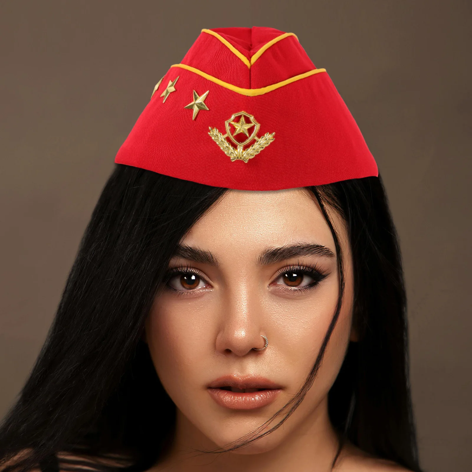 Russian Soldier Boat Shaped Size Fits All Party Cosplay Costume Cap Sailor Hat Decorative Performance Accessory
Russian Soldier Boat Shaped Size Fits All Party Cosplay Costume Cap Sailor Hat Decorative Performance Accessory