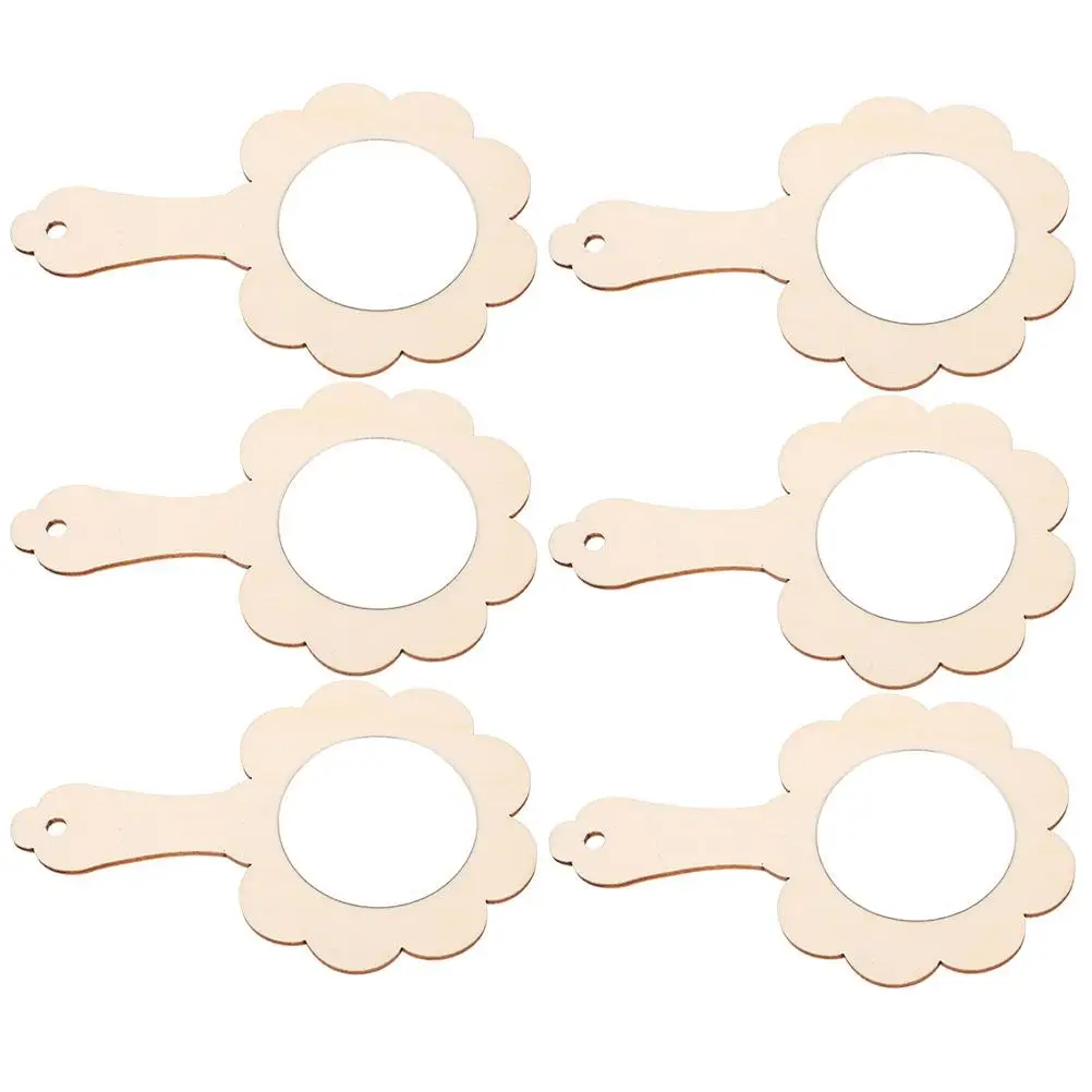 6pcs Wooden Mirrors Mirror Unfinished DIY Adorable Kids Mirror Toy Hand Mirrors for Kids Handle Lightweight Craft Toy
6pcs Wooden Mirrors Mirror Unfinished DIY Adorable Kids Mirror Toy Hand Mirrors for Kids Handle Lightweight Craft Toy