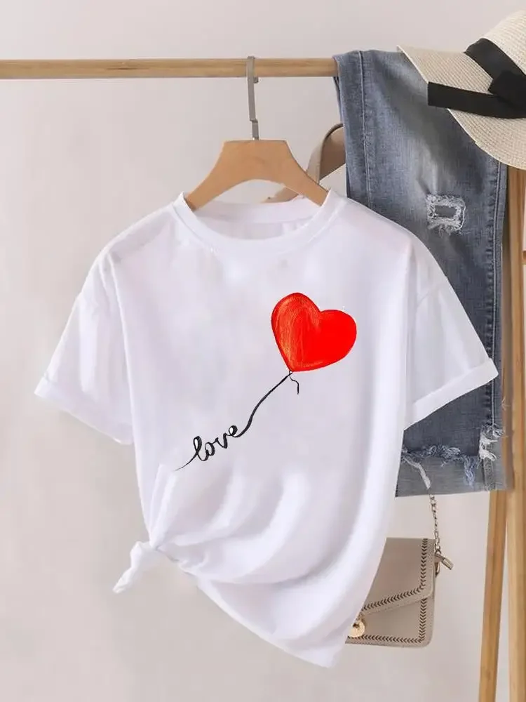 Watercolor Trend Sweet Graphic T-shirt Women Top Fashion O-neck Clothing Print Clothes Short Sleeve Lady Female Shirt Tee
Watercolor Trend Sweet Graphic T-shirt Women Top Fashion O-neck Clothing Print Clothes Short Sleeve Lady Female Shirt Tee