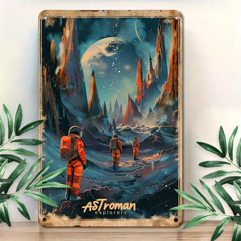 Exquisite Space - Exploration Aluminum Metal Sign, Perfect for Creating A Cosmic Ambiance in Homes, Decorative Wall Decor
Exquisite Space - Exploration Aluminum Metal Sign, Perfect for Creating A Cosmic Ambiance in Homes, Decorative Wall Decor