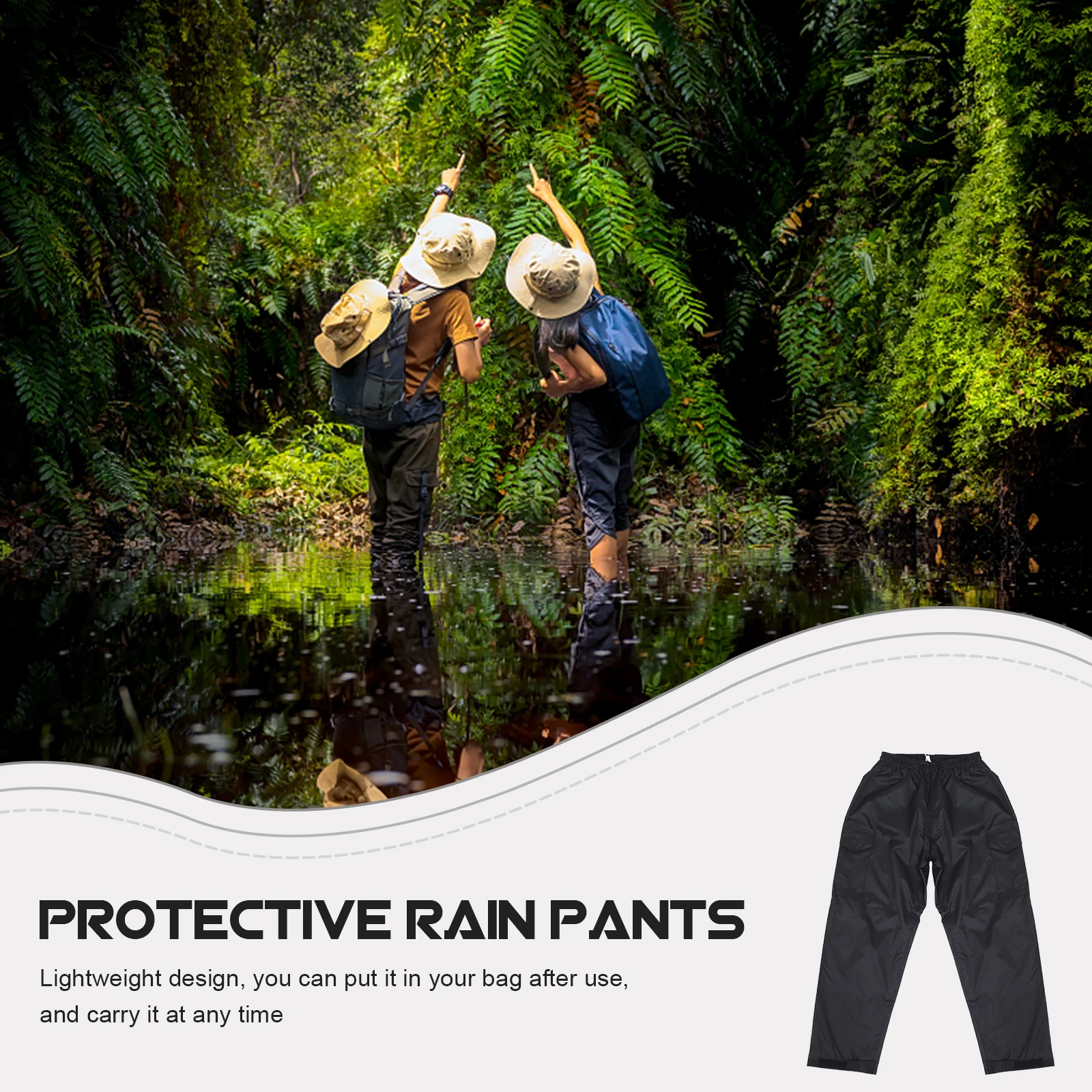 Waterproof and Breathable Rain Pants Cycling Winter Outdoor Fishing Double Layer for Men Hiking Lightweight
Waterproof and Breathable Rain Pants Cycling Winter Outdoor Fishing Double Layer for Men Hiking Lightweight