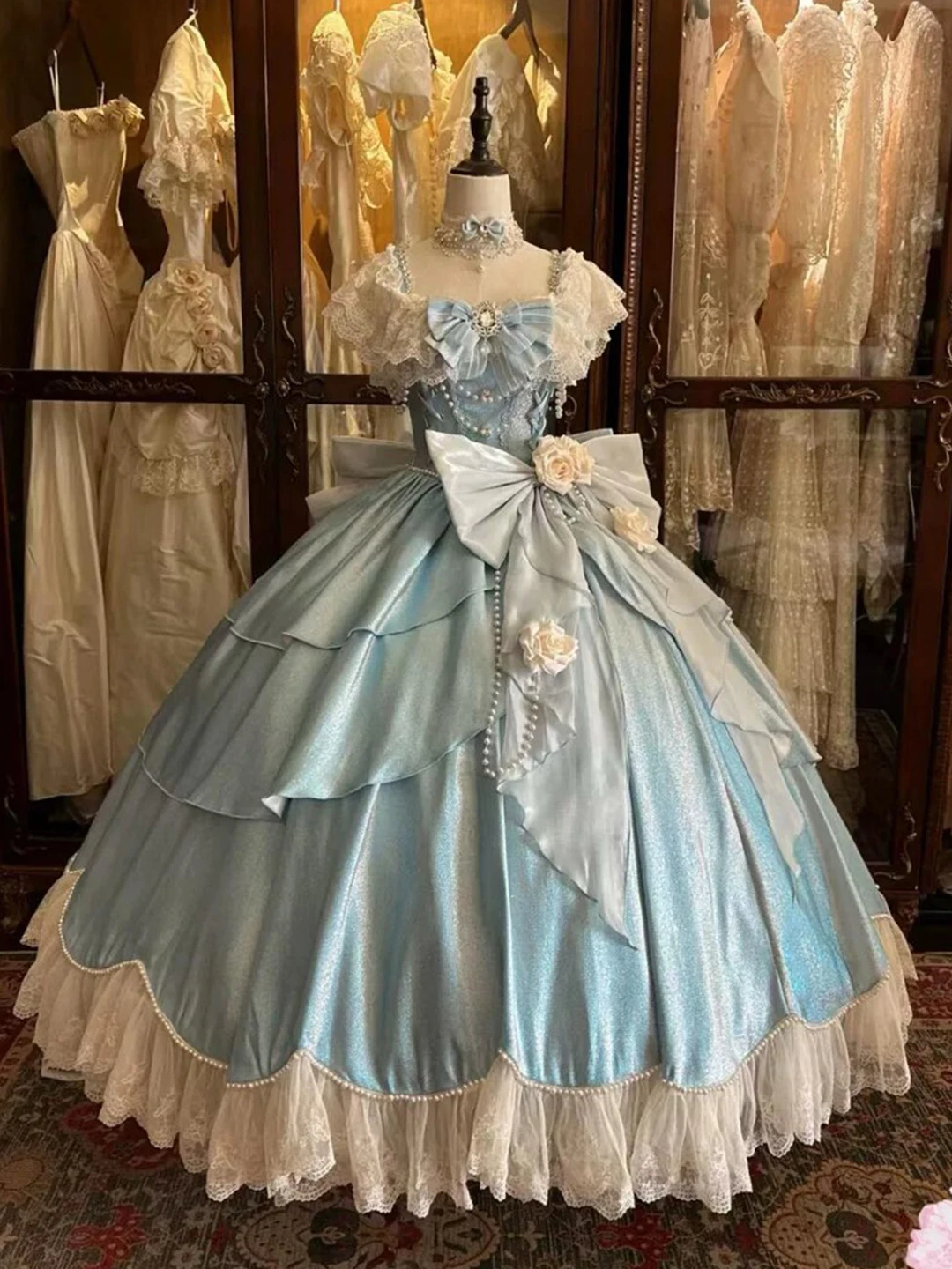 Blue Lolita Evening Gown Women's High-end Graduation Flower Bride Student Birthday Adult Ceremony Party Host Princess Skirt
Blue Lolita Evening Gown Women's High-end Graduation Flower Bride Student Birthday Adult Ceremony Party Host Princess Skirt