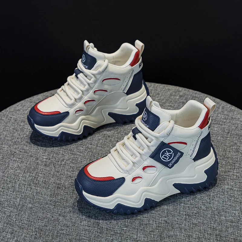 Height-enhancing women's sneaker woman shoes new spring and summer all-match thick-soled student shoes for woman 
Height-enhancing women's sneaker woman shoes new spring and summer all-match thick-soled student shoes for woman
