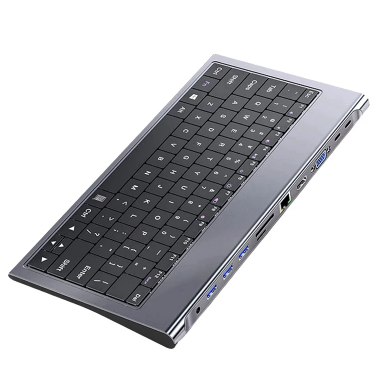 11 In 1 Keyboard Usb C Docking Station With 100W PD, 4K , VGA, Ethernet, Card Reader, USB 3.0, Aux USB C HUB For Laptop-AT93
11 In 1 Keyboard Usb C Docking Station With 100W PD, 4K , VGA, Ethernet, Card Reader, USB 3.0, Aux USB C HUB For Laptop-AT93