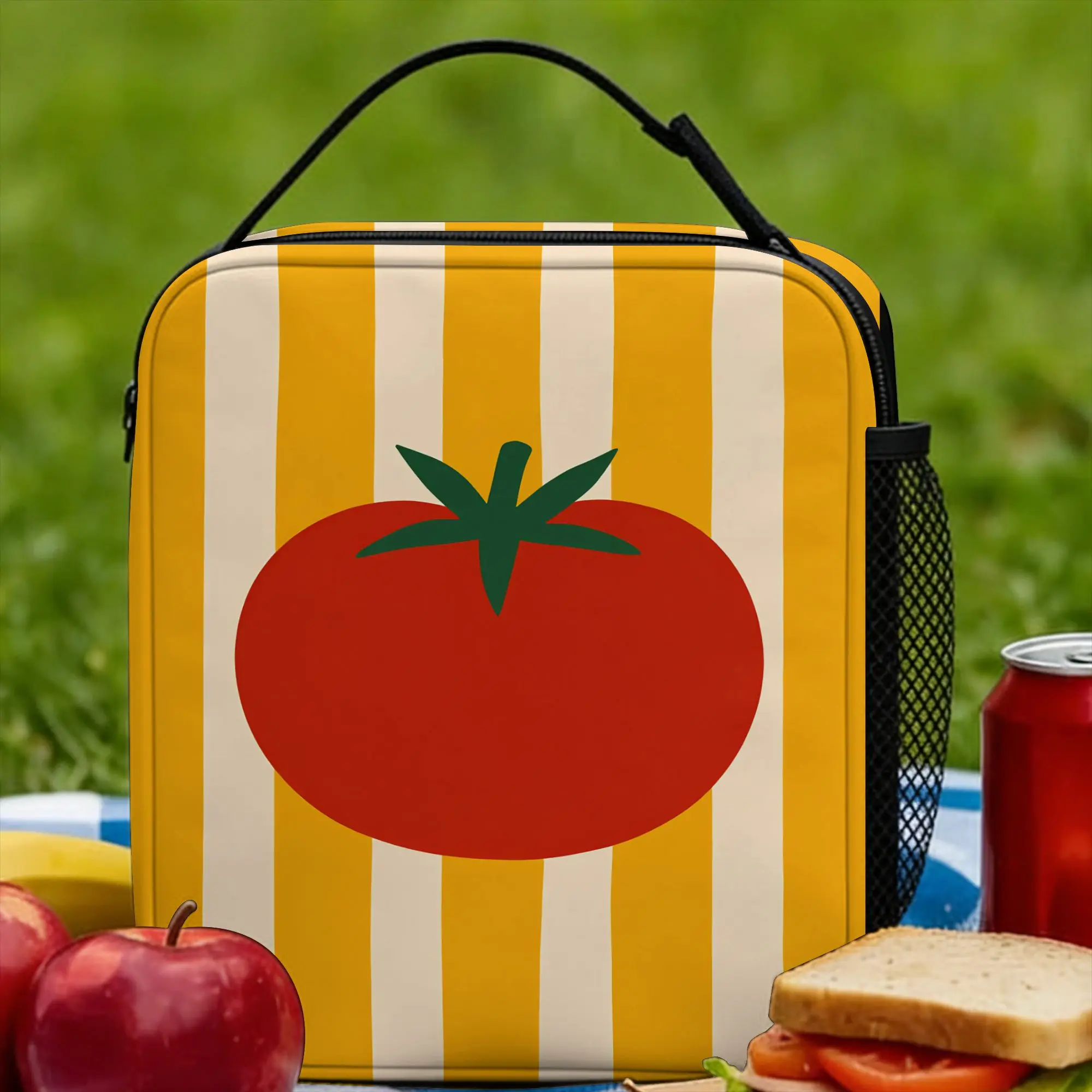 Сумка для обеда Tomato: портативный ланч-бокс на молнии, унисекс, для офиса, с принтом, модная сумка-холодильник из оксфорда, сумка-тоут для еды
Сумка для обеда Tomato: портативный ланч-бокс на молнии, унисекс, для офиса, с принтом, модная сумка-холодильник из оксфорда, сумка-тоут для еды