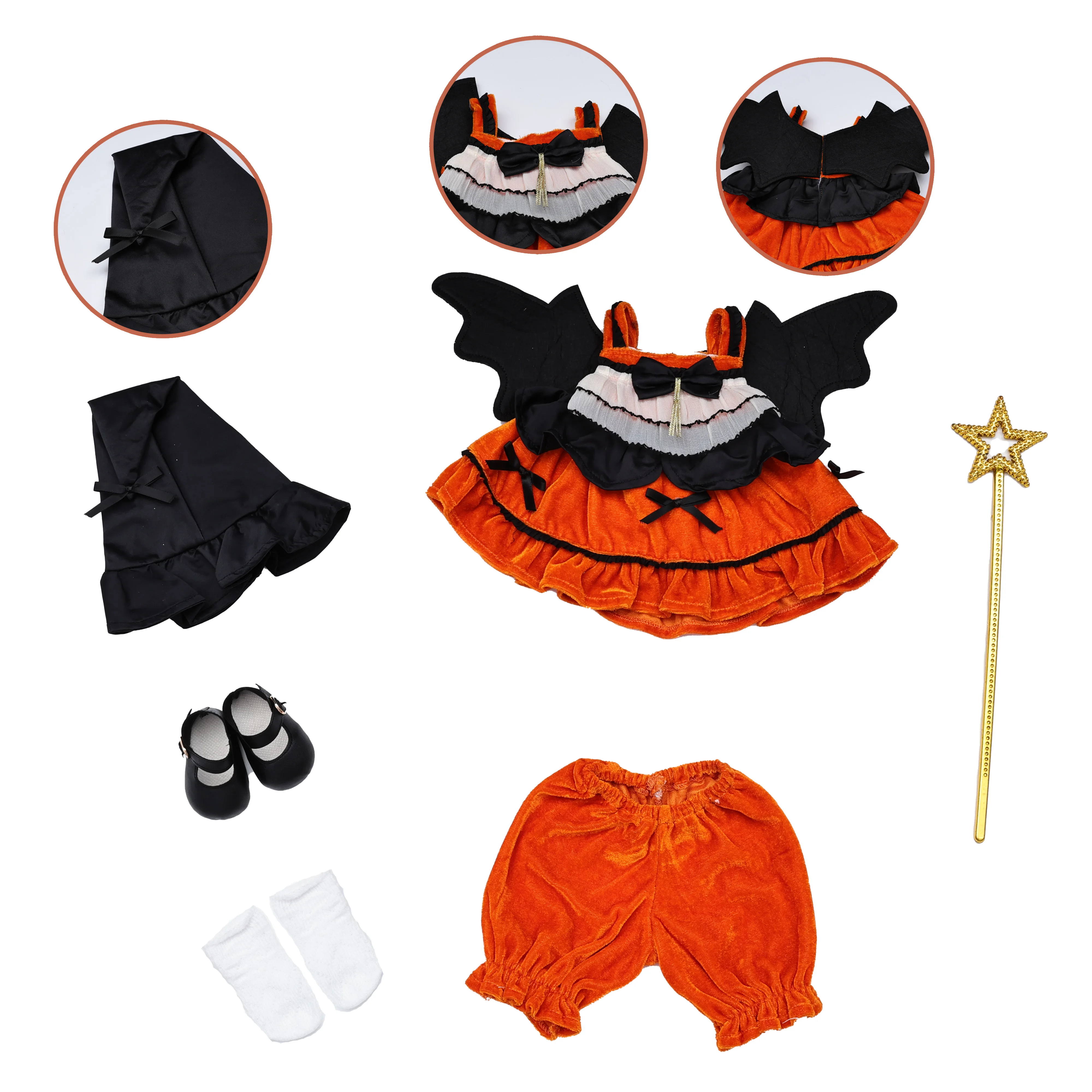 14pcs Cloveray Rural Pastoral Set Clothes Original Design Suitable 18Inch Doll Dressing Up Witch Dinosaur Dog Set Outfit Change
14pcs Cloveray Rural Pastoral Set Clothes Original Design Suitable 18Inch Doll Dressing Up Witch Dinosaur Dog Set Outfit Change