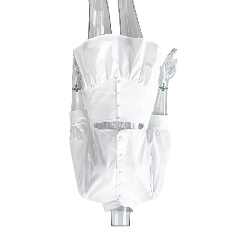 Summer Pure Cotton White Lantern Sleeve Shirt Short Skirt Two-piece Casual Professional Suit European American Women's Clothing
Summer Pure Cotton White Lantern Sleeve Shirt Short Skirt Two-piece Casual Professional Suit European American Women's Clothing
