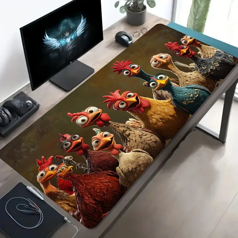 Funny Animal XXL Desk Mat Cute Cartoon Chickens Weird Group Photo Gaming Mouse Pad Non-Slip Base Stitched Edge Perfect Gift
Funny Animal XXL Desk Mat Cute Cartoon Chickens Weird Group Photo Gaming Mouse Pad Non-Slip Base Stitched Edge Perfect Gift