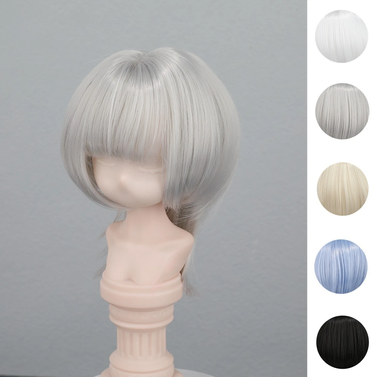 Multi Color Short Blank Wig Base for 1/3 1/4 1/6 BJD Doll Wig Heat Resistant Silk Unstyled Hair Dolls Accessories
Multi Color Short Blank Wig Base for 1/3 1/4 1/6 BJD Doll Wig Heat Resistant Silk Unstyled Hair Dolls Accessories