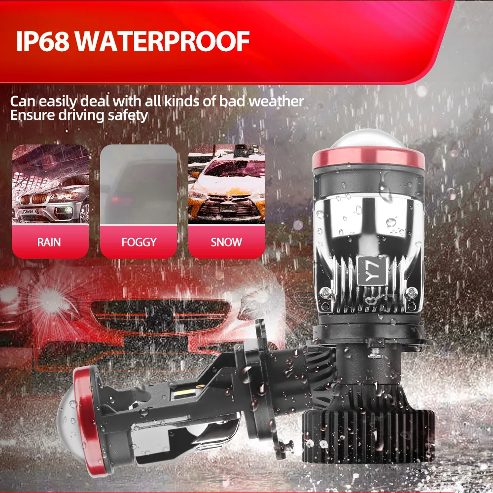 Y7D Bi LED H4 Projector Lens High Low Beam Car Bulbs Canbus H4 LED Auto Motorcycle LED Lamps With Lens Turbo Fan LED Headlights
Y7D Bi LED H4 Projector Lens High Low Beam Car Bulbs Canbus H4 LED Auto Motorcycle LED Lamps With Lens Turbo Fan LED Headlights