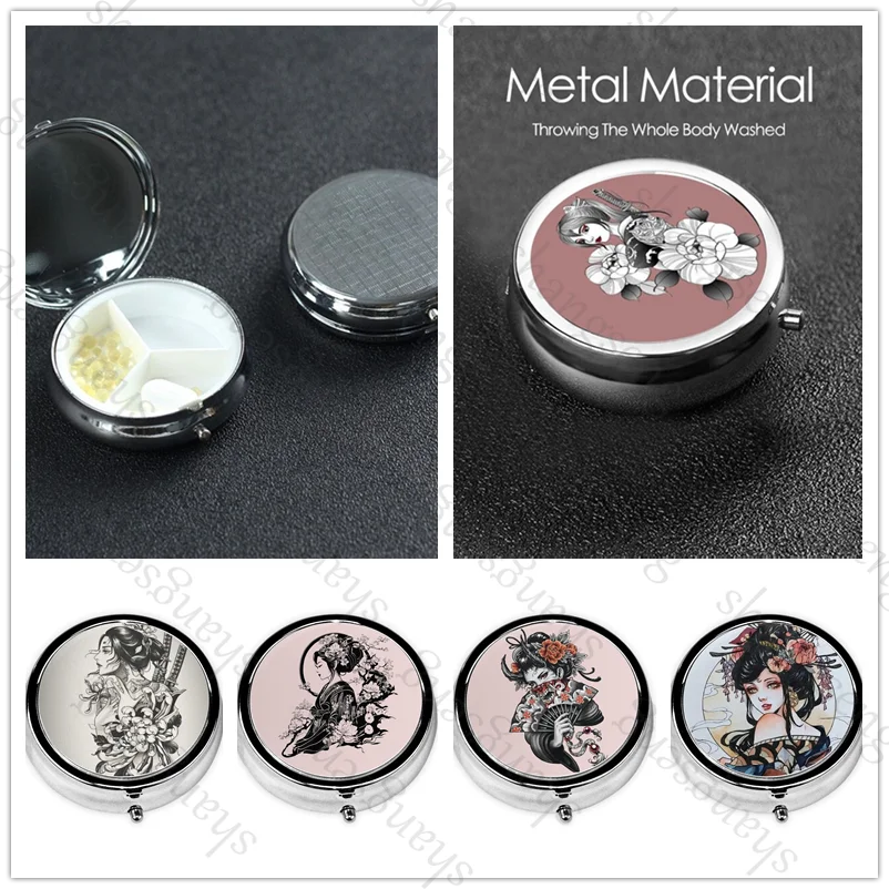 Japanese Geisha Mini Medicine Pills Box Drug Storage Dispenser Pill Organizer Tablet Pillbox Case Container Portable
Japanese Geisha Mini Medicine Pills Box Drug Storage Dispenser Pill Organizer Tablet Pillbox Case Container Portable