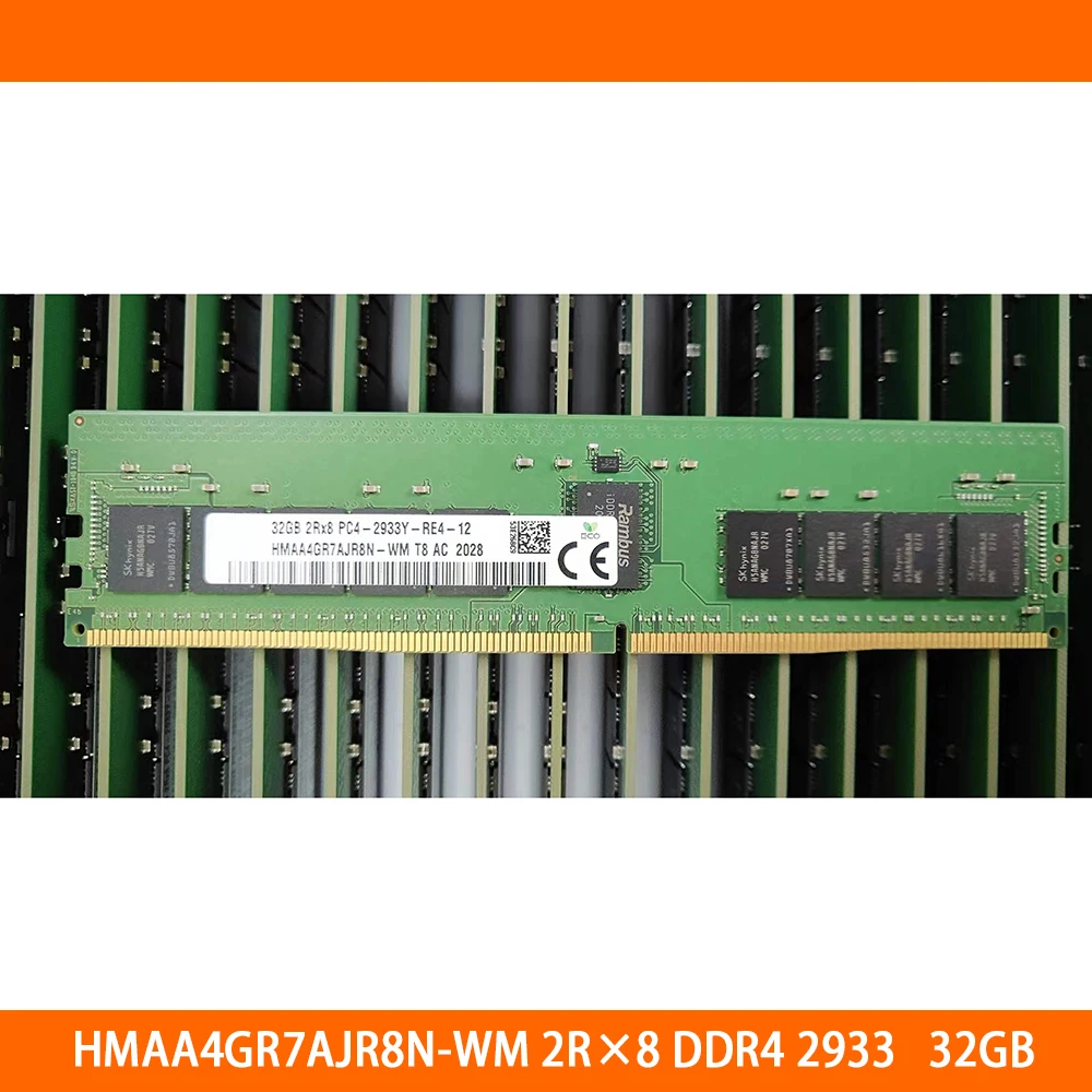 1PCS HMAA4GR7AJR8N-WM 2R×8 DDR4 PC4-2933Y RE4 ECC REG 32GB 32G RAM For SK Hynix Memory High Quality Fast Ship
1PCS HMAA4GR7AJR8N-WM 2R×8 DDR4 PC4-2933Y RE4 ECC REG 32GB 32G RAM For SK Hynix Memory High Quality Fast Ship