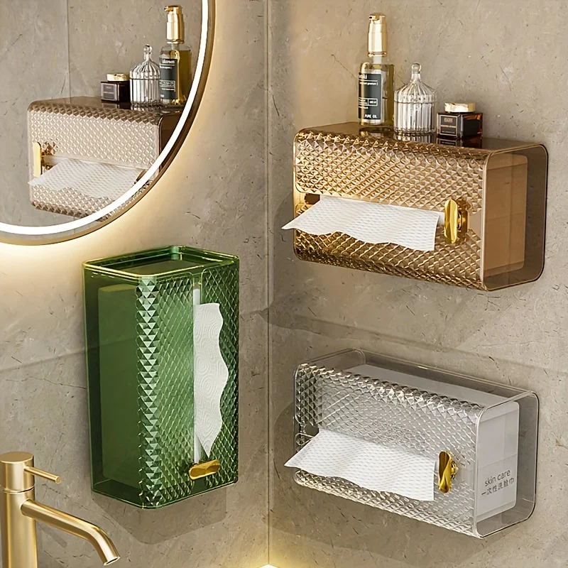 Plastic Paper Towel Box, Patterned Wall Mounted Tissue Paper Holder, Washcloth Box, Toilet, Bathroom, Kitchen Draw Hole Tissue
Plastic Paper Towel Box, Patterned Wall Mounted Tissue Paper Holder, Washcloth Box, Toilet, Bathroom, Kitchen Draw Hole Tissue