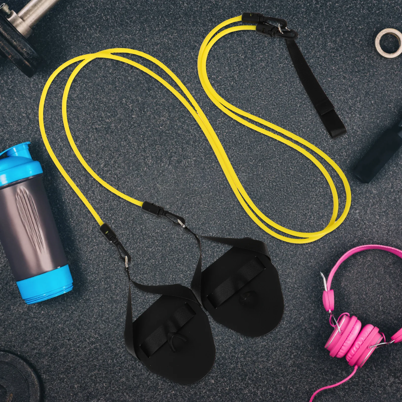 2Pcs Swim Resistance Band with Hand Paddles Swimming Strength Training Belt Enhanced Water Sensation for Endurance and Technique
2Pcs Swim Resistance Band with Hand Paddles Swimming Strength Training Belt Enhanced Water Sensation for Endurance and Technique