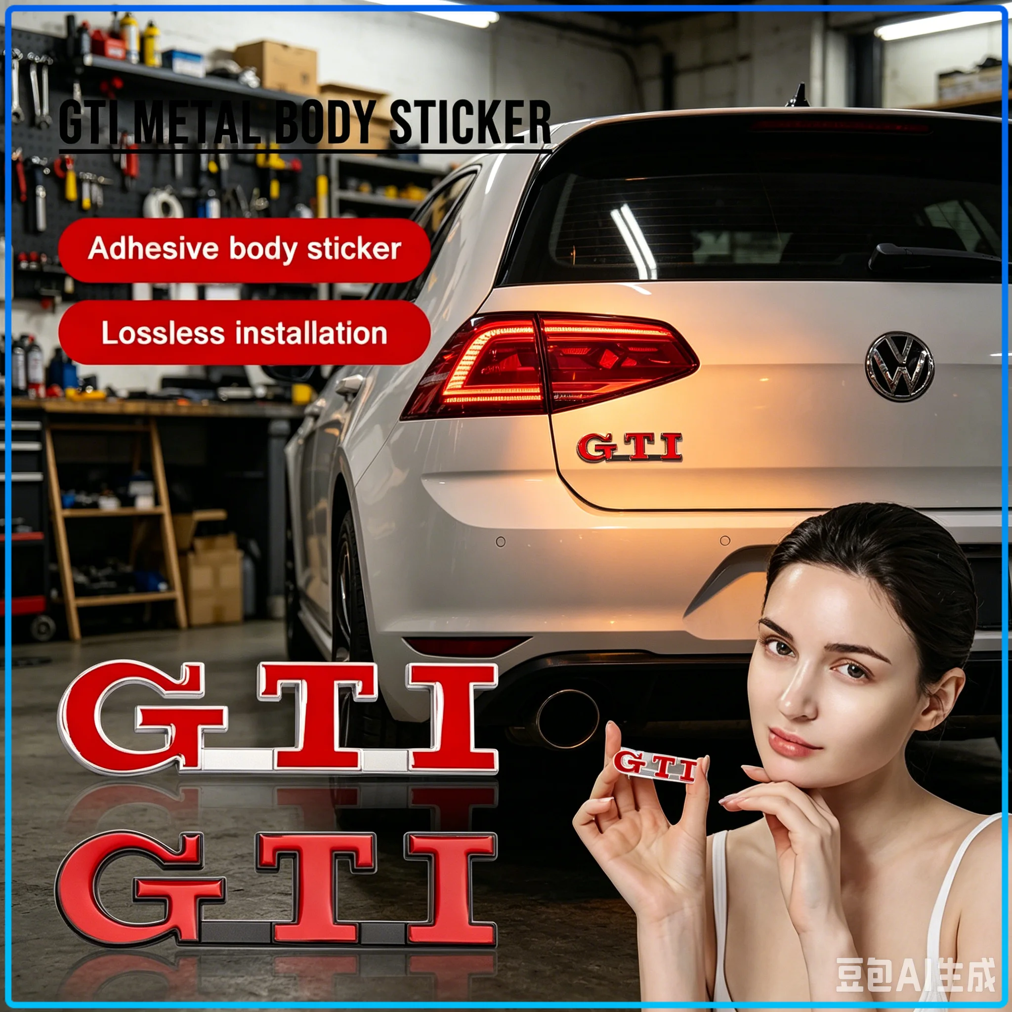 1Pcs Car 3D Metal GTI Body Emblem Badge Decals Auto Tail Sticker For Volkswagen Golf-4 5 6 7 Bora Jetta POLO MK4 MK6 Bora Passat
1Pcs Car 3D Metal GTI Body Emblem Badge Decals Auto Tail Sticker For Volkswagen Golf-4 5 6 7 Bora Jetta POLO MK4 MK6 Bora Passat