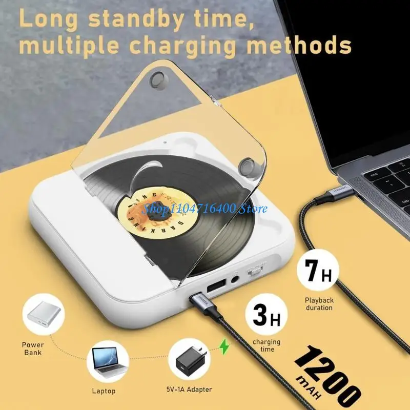 y1gd Discman Player USB AUX Playback 1200mAh Battery LCD Display Player
y1gd Discman Player USB AUX Playback 1200mAh Battery LCD Display Player