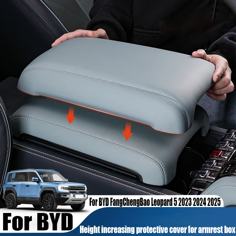 Armrest box height increasing protective cover car interior decoration accessories For BYD FangChengBao Leopard 5 2023 2024 2025
Armrest box height increasing protective cover car interior decoration accessories For BYD FangChengBao Leopard 5 2023 2024 2025
